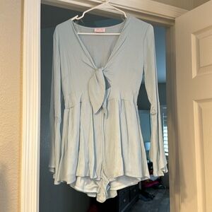 Light blue romper